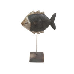 Raku Κεραμικό ψάρι σε βάση 28 εκ.