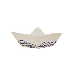 "Βαρκάκι κεραμικό λευκό 15 εκ." IV