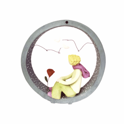 Ο Μικρός Πρίγκιπας με το Τριαντάφυλλο σε κύκλο