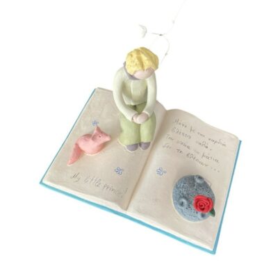 Ο Μικρός Πρίγκιπας Βιβλίο με την Αλεπού και το τριαντάφυλλο (με ευχή)