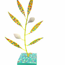 Metallic colored olive tree with two fruits (Αντιγραφή) (Αντιγραφή) (Αντιγραφή) (Αντιγραφή) (Αντιγραφή) (Αντιγραφή)