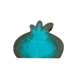 Handmade wooden pomegranate with patina 12 cm. I