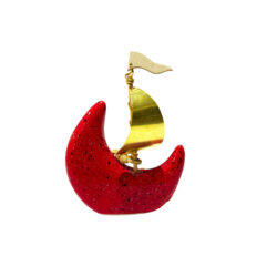 Φεγγάρι με μεταλικό πανί 10εκ.