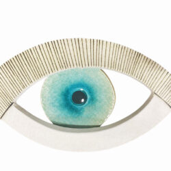 Μάτι κεραμικό κρεμαστό επιτοίχιο