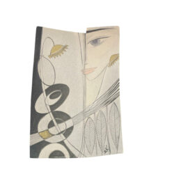 Ceramic wall painting - "Girls with flowers" (Αντιγραφή)