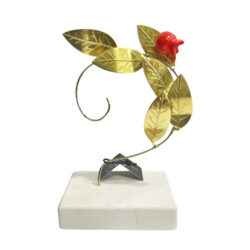 Ροδιά σπιράλ χρυσή 15 εκ.