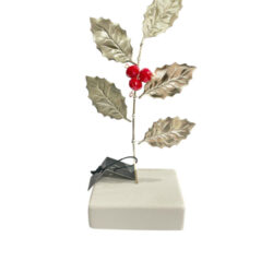 Κλαδί γκι ασημί 16εκ.