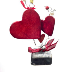 Διπλή καρδιά σε βάση