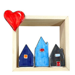 Σπιτάκια σε ξύλινο πλαίσιο ΙΙ