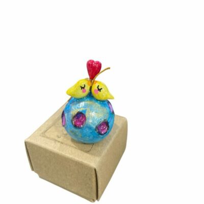 Ρόδι με πουλάκια σε κουτάκι και γούρι του 26′