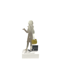 Γιατρός γυναίκα 13εκ. Ασημί