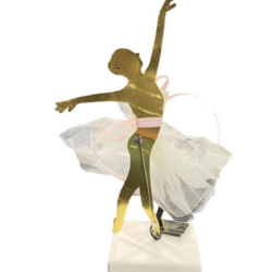 Μπαλαρίνα χρυσή 20 εκ.