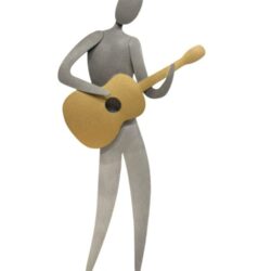 "Musician with guitar" 26.5cm.