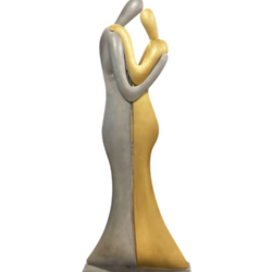 "Eternal love" - ​​Silver - Gold 64cm.