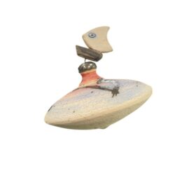 ''Σβούρα κεραμική πολύχρωμη με καράβι''