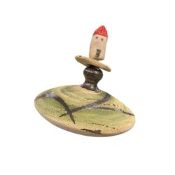 ''Σβούρα κεραμική πολύχρωμη με σπιτάκι''