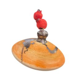 ''Σβούρα κεραμική πολύχρωμη με ροδιές''