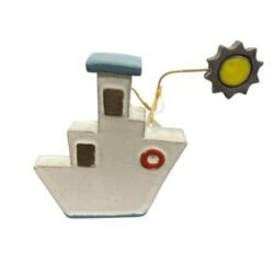 Καράβι κεραμικό με ήλιο ΙΙ