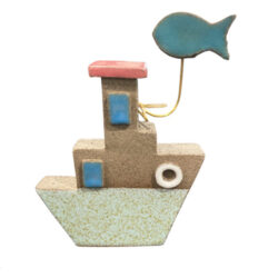 Καράβι κεραμικό με ψαράκι ΙI