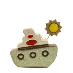 Καράβι κεραμικό με ήλιο V