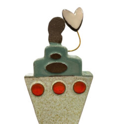 Καράβι κεραμικό με καρδιά ΙΙI