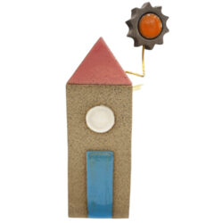 Σπιτάκι κεραμικό με ήλιο 16 εκ.