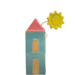 Σπιτάκι κεραμικό με ήλιο 16 εκ. ΙΙ