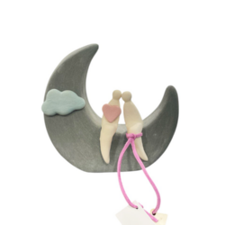 Ζευγάρι ερωτευμένο από το φεγγάρι έως τα σύννεφα