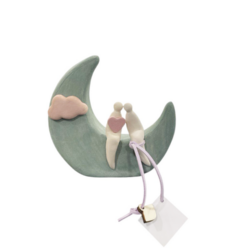 Ζευγάρι ερωτευμένο από το φεγγάρι έως τα σύννεφα