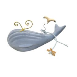 Φάλαινα φιγούρα μπλε 15εκ. με γλάρο