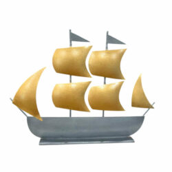 "Sailing ship on the wave II" Gold 50cm. (Αντιγραφή)