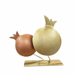 ΄΄Ρόδια σε βάση χρυσό και μπρονζέ''