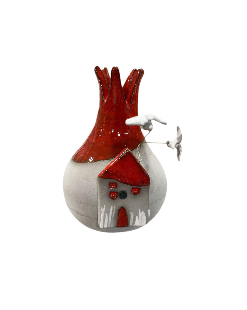 ”Ρόδι με σπίτι και γλάρους”