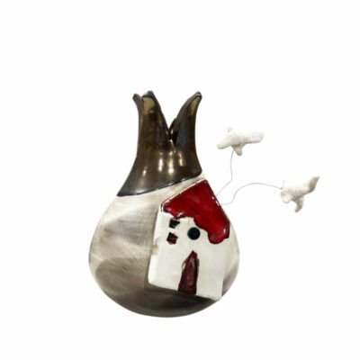 ”Ρόδι με σπίτι και γλάρους ΙΙ”