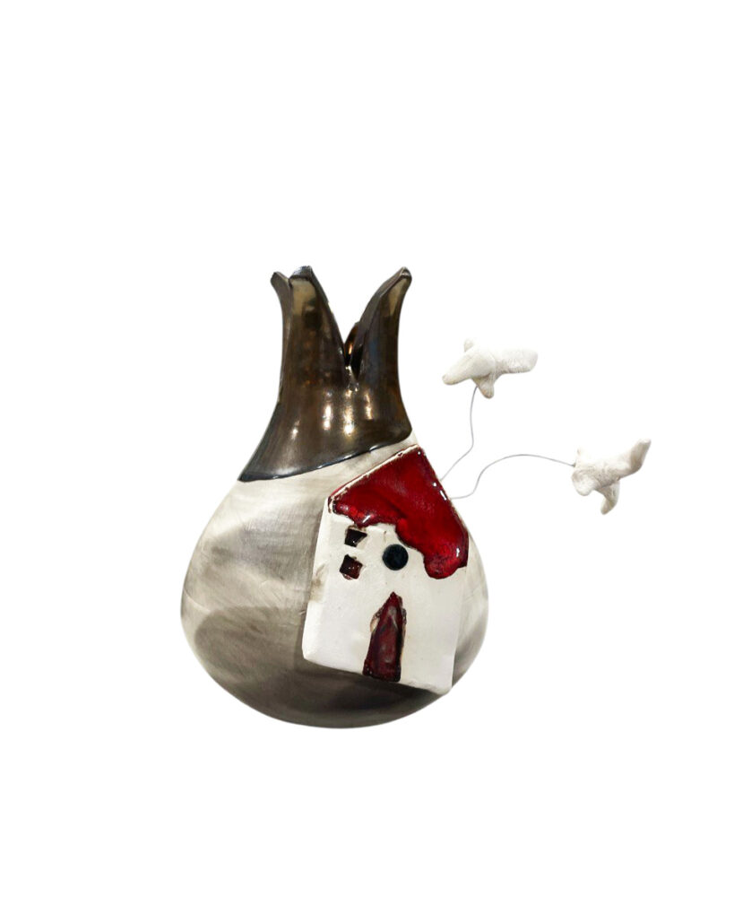 ”Ρόδι με σπίτι και γλάρους ΙΙ”