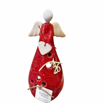 Άγγελος ρεσώ με καρδιά και γούρι του 26′