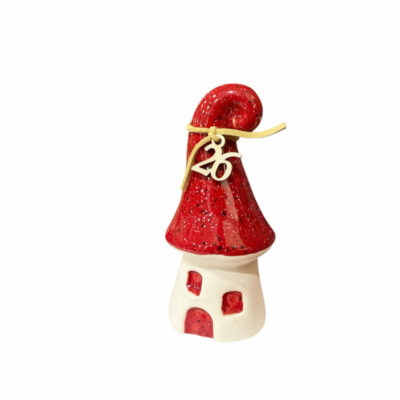 Ξωτικόσπιτο κεραμικό 11εκ. με γούρι του 26΄