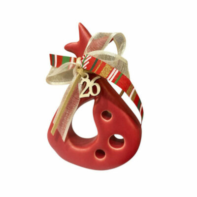 Κεραμικό Ρόδι σε σχήμα πέταλο 12 εκ.