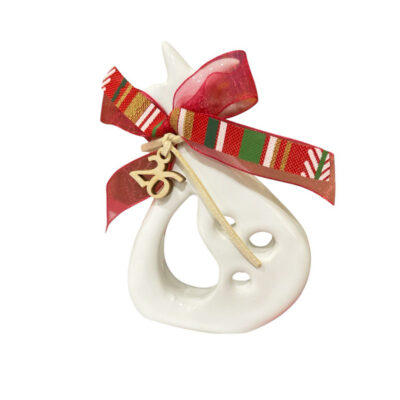 Κεραμικό Ρόδι σε σχήμα πέταλο 12 εκ. VΙ