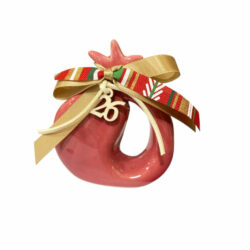 Κεραμικό Ρόδι σε σχήμα πέταλο 9 εκ. V