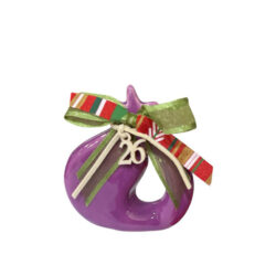 Κεραμικό Ρόδι σε σχήμα πέταλο 9 εκ. VΙΙ