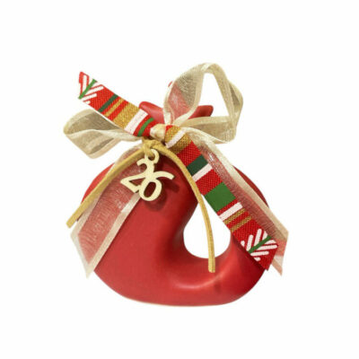 Κεραμικό Ρόδι σε σχήμα πέταλο 9 εκ.