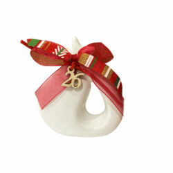 Κεραμικό Ρόδι σε σχήμα πέταλο 9 εκ. ΙV