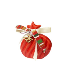 Κεραμικό Ρόδι Kυματιστό 8 εκ.