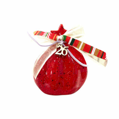 Κεραμικό Ρόδι Kυματιστό 10 εκ. V