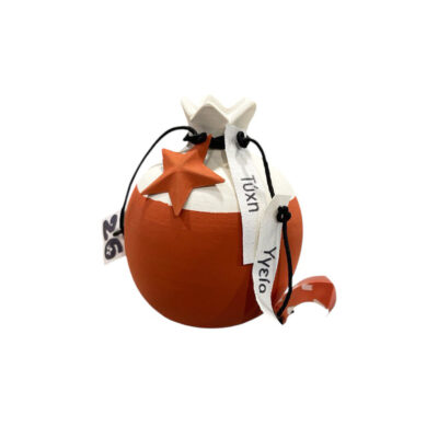 Κεραμικό Ρόδι με γούρι του 26΄ και ευχές 11εκ. VΙΙΙ