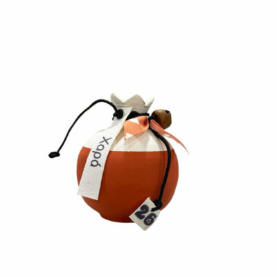 Κεραμικό Ρόδι με γούρι του 26΄ και ευχές 8εκ. VΙΙ