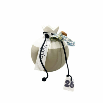 Κεραμικό Ρόδι με γούρι του 26΄ και ευχές 8εκ.