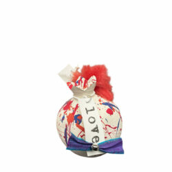 Κεραμικό Ρόδι abstract με γούρι του 26΄ 8εκ. με ευχή II