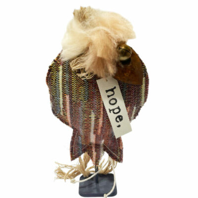 Υφασμάτινο ρόδι σε βάση με γούρι του 26′ και ευχή